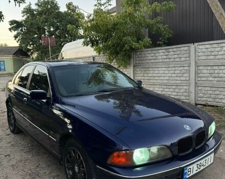 Синій БМВ 5 Серія, об'ємом двигуна 2 л та пробігом 370 тис. км за 3500 $, фото 1 на Automoto.ua