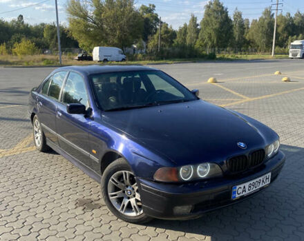 Синий БМВ 5 Серия, объемом двигателя 2.5 л и пробегом 505 тыс. км за 3700 $, фото 1 на Automoto.ua