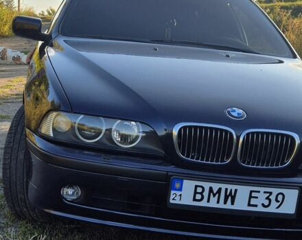 Синий БМВ 5 Серия, объемом двигателя 2.5 л и пробегом 400 тыс. км за 8300 $, фото 1 на Automoto.ua