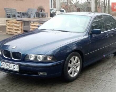 Синий БМВ 5 Серия, объемом двигателя 2.5 л и пробегом 353 тыс. км за 3500 $, фото 1 на Automoto.ua