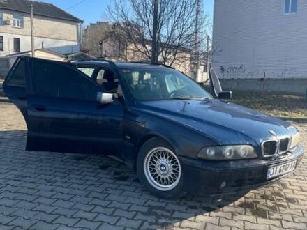 Синий БМВ 5 Серия, объемом двигателя 2.5 л и пробегом 384 тыс. км за 2200 $, фото 1 на Automoto.ua