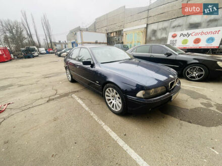 Синий БМВ 5 Серия, объемом двигателя 3 л и пробегом 420 тыс. км за 3800 $, фото 1 на Automoto.ua