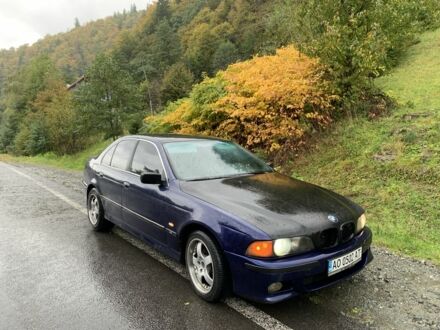 Синий БМВ 5 Серия, объемом двигателя 2.5 л и пробегом 375 тыс. км за 2400 $, фото 1 на Automoto.ua