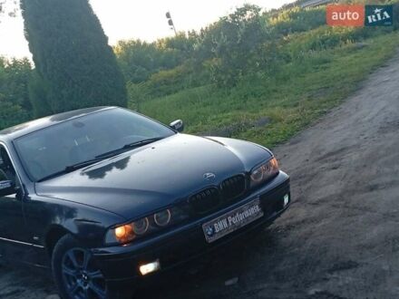 Синий БМВ 5 Серия, объемом двигателя 2.5 л и пробегом 350 тыс. км за 3300 $, фото 1 на Automoto.ua