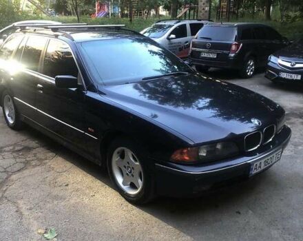 Синий БМВ 5 Серия, объемом двигателя 2 л и пробегом 390 тыс. км за 3900 $, фото 1 на Automoto.ua