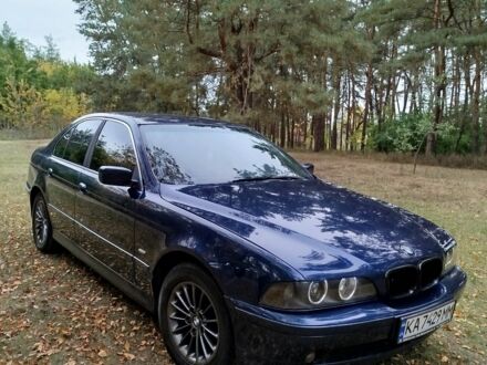 Синий БМВ 5 Серия, объемом двигателя 2 л и пробегом 450 тыс. км за 3850 $, фото 1 на Automoto.ua