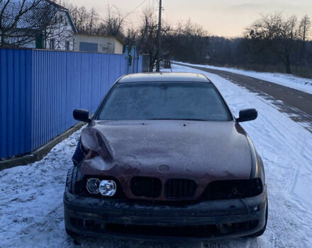 Синий БМВ 5 Серия, объемом двигателя 2.5 л и пробегом 417 тыс. км за 2500 $, фото 1 на Automoto.ua