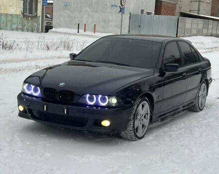 Синий БМВ 5 Серия, объемом двигателя 4.4 л и пробегом 345 тыс. км за 4750 $, фото 1 на Automoto.ua