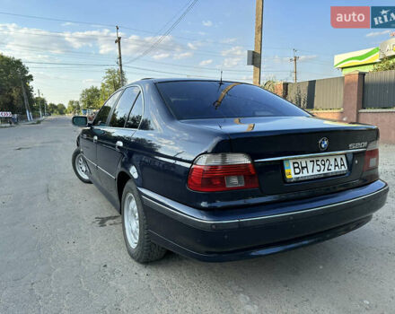 Синий БМВ 5 Серия, объемом двигателя 2 л и пробегом 310 тыс. км за 6500 $, фото 1 на Automoto.ua