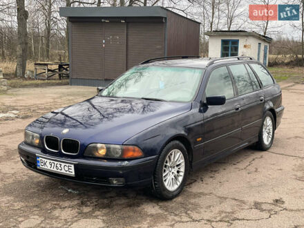 Синий БМВ 5 Серия, объемом двигателя 2.5 л и пробегом 367 тыс. км за 3850 $, фото 1 на Automoto.ua