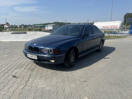 Синій БМВ 5 Серія, об'ємом двигуна 2 л та пробігом 320 тис. км за 3800 $, фото 1 на Automoto.ua