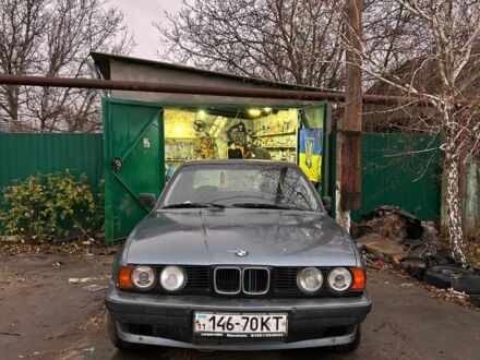 Синий БМВ 5 Серия, объемом двигателя 2 л и пробегом 20 тыс. км за 1100 $, фото 1 на Automoto.ua