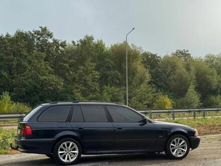 Синий БМВ 5 Серия, объемом двигателя 2.5 л и пробегом 380 тыс. км за 3600 $, фото 1 на Automoto.ua