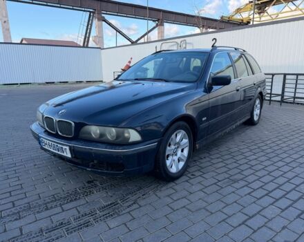 Синій БМВ 5 Серія, об'ємом двигуна 3 л та пробігом 396 тис. км за 4200 $, фото 1 на Automoto.ua