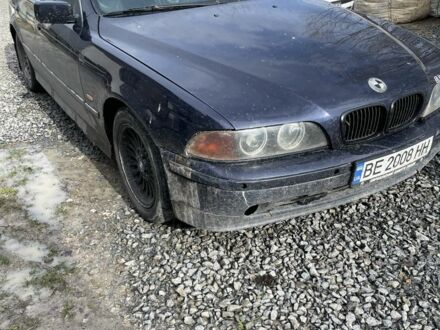 Синій БМВ 5 Серія, об'ємом двигуна 2 л та пробігом 245 тис. км за 3250 $, фото 1 на Automoto.ua