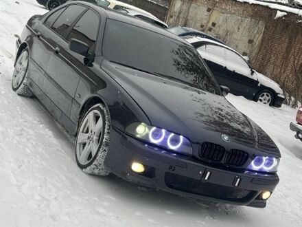 Синій БМВ 5 Серія, об'ємом двигуна 4.4 л та пробігом 350 тис. км за 4750 $, фото 1 на Automoto.ua