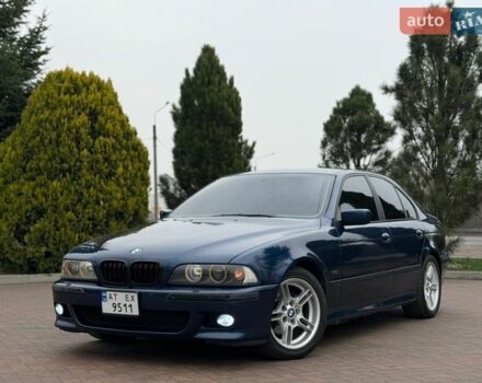 Синій БМВ 5 Серія, об'ємом двигуна 2 л та пробігом 333 тис. км за 5600 $, фото 1 на Automoto.ua