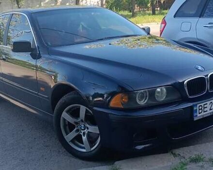 Синий БМВ 5 Серия, объемом двигателя 2.5 л и пробегом 324 тыс. км за 6200 $, фото 1 на Automoto.ua