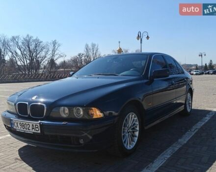 Синий БМВ 5 Серия, объемом двигателя 2.5 л и пробегом 395 тыс. км за 6000 $, фото 1 на Automoto.ua