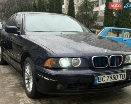 Синій БМВ 5 Серія, об'ємом двигуна 3 л та пробігом 350 тис. км за 3800 $, фото 1 на Automoto.ua