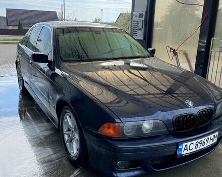 Синий БМВ 5 Серия, объемом двигателя 3 л и пробегом 390 тыс. км за 5100 $, фото 1 на Automoto.ua