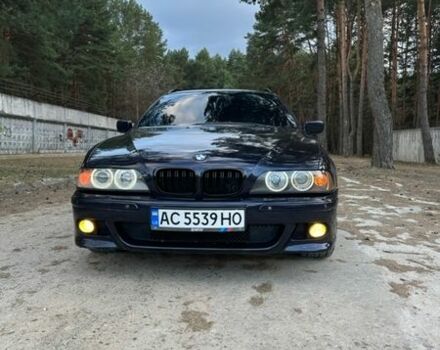 Синий БМВ 5 Серия, объемом двигателя 3 л и пробегом 450 тыс. км за 6200 $, фото 1 на Automoto.ua