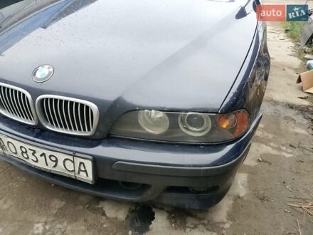 Синий БМВ 5 Серия, объемом двигателя 2 л и пробегом 380 тыс. км за 3500 $, фото 1 на Automoto.ua