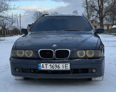 Синий БМВ 5 Серия, объемом двигателя 2.5 л и пробегом 380 тыс. км за 3500 $, фото 1 на Automoto.ua