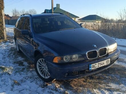 Синий БМВ 5 Серия, объемом двигателя 2.5 л и пробегом 490 тыс. км за 4300 $, фото 1 на Automoto.ua