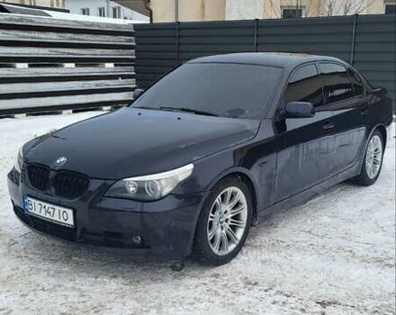 Синій БМВ 5 Серія, об'ємом двигуна 3 л та пробігом 450 тис. км за 8299 $, фото 1 на Automoto.ua