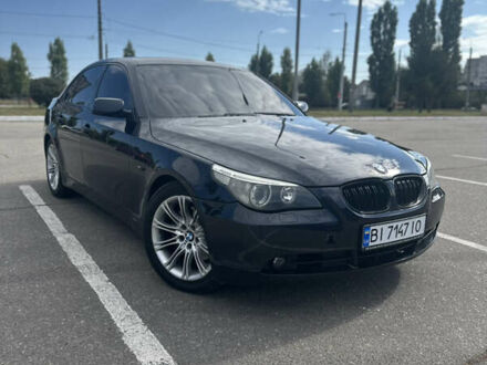 Синій БМВ 5 Серія, об'ємом двигуна 3 л та пробігом 447 тис. км за 10500 $, фото 1 на Automoto.ua