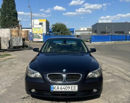 Синий БМВ 5 Серия, объемом двигателя 3 л и пробегом 309 тыс. км за 7500 $, фото 1 на Automoto.ua