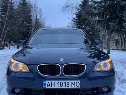 Синий БМВ 5 Серия, объемом двигателя 3 л и пробегом 320 тыс. км за 8000 $, фото 1 на Automoto.ua