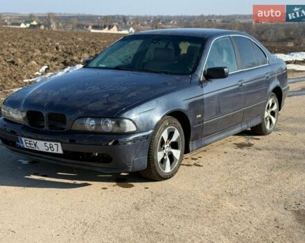 Синий БМВ 5 Серия, объемом двигателя 2.5 л и пробегом 420 тыс. км за 2850 $, фото 1 на Automoto.ua