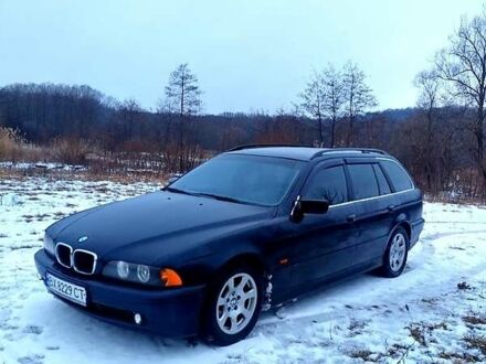 Синій БМВ 5 Серія, об'ємом двигуна 2 л та пробігом 410 тис. км за 3600 $, фото 1 на Automoto.ua