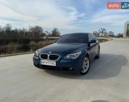 Синий БМВ 5 Серия, объемом двигателя 3 л и пробегом 404 тыс. км за 9500 $, фото 1 на Automoto.ua