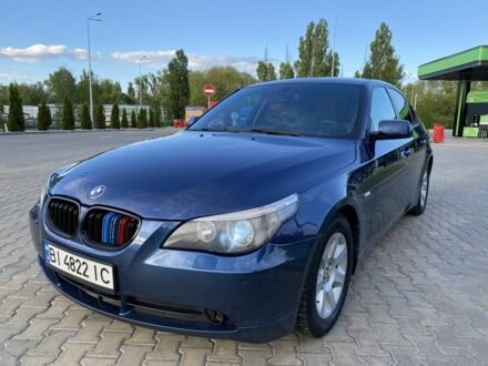 БМВ 5 Серия 2005 в Полтаве на Automoto.ua Синий БМВ 5 Серия, объемом двигателя 2.5 л и пробегом 300 тыс. км за 6400 $, фото 1 на Automoto.ua