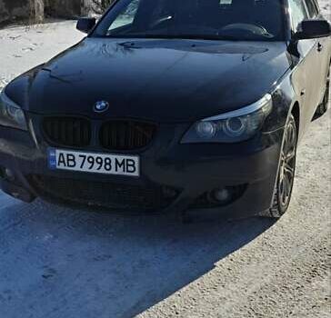 Синий БМВ 5 Серия, объемом двигателя 2.99 л и пробегом 247 тыс. км за 13800 $, фото 1 на Automoto.ua