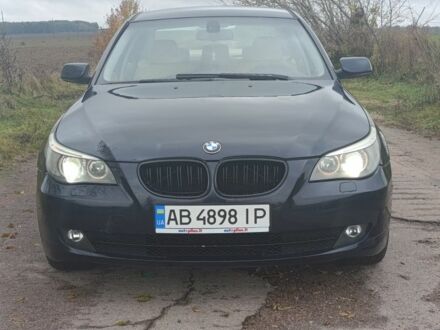 БМВ 5 Серия 2007 в Овруче на Automoto.ua Синий БМВ 5 Серия, объемом двигателя 3 л и пробегом 400 тыс. км за 5500 $, фото 1 на Automoto.ua