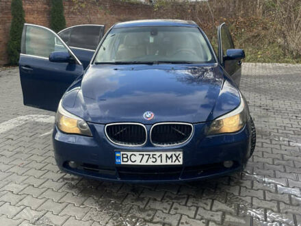 Синий БМВ 5 Серия, объемом двигателя 2 л и пробегом 472 тыс. км за 8500 $, фото 1 на Automoto.ua