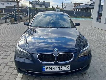 БМВ 5 Серия 2008 в Харькове на Automoto.ua Синий БМВ 5 Серия, объемом двигателя 2 л и пробегом 296 тыс. км за 9200 $, фото 1 на Automoto.ua