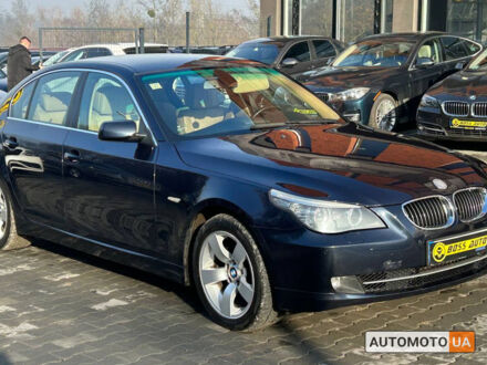 БМВ 5 Серія 2009 у Чернівцях на Automoto.ua Синій БМВ 5 Серія, об'ємом двигуна 2 л та пробігом 313 тис. км за 9700 $, фото 1 на Automoto.ua
