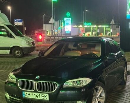 Синий БМВ 5 Серия, объемом двигателя 2 л и пробегом 265 тыс. км за 9600 $, фото 1 на Automoto.ua