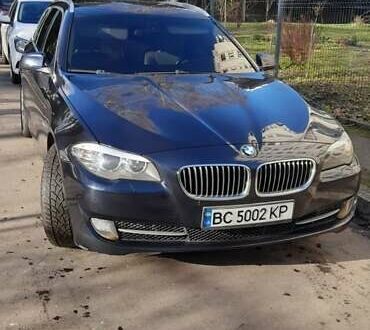 Синий БМВ 5 Серия, объемом двигателя 2 л и пробегом 205 тыс. км за 13500 $, фото 1 на Automoto.ua