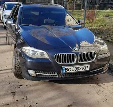 Синий БМВ 5 Серия, объемом двигателя 2 л и пробегом 205 тыс. км за 13500 $, фото 1 на Automoto.ua