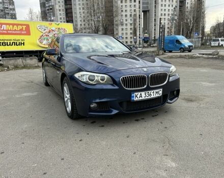 Синій БМВ 5 Серія, об'ємом двигуна 2 л та пробігом 251 тис. км за 13800 $, фото 1 на Automoto.ua