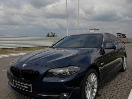 Синій БМВ 5 Серія, об'ємом двигуна 3 л та пробігом 225 тис. км за 15200 $, фото 1 на Automoto.ua