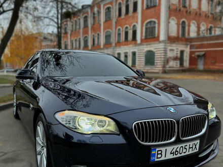 Синий БМВ 5 Серия, объемом двигателя 2 л и пробегом 216 тыс. км за 11999 $, фото 1 на Automoto.ua