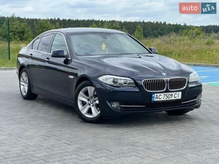Синий БМВ 5 Серия, объемом двигателя 2 л и пробегом 154 тыс. км за 14750 $, фото 1 на Automoto.ua