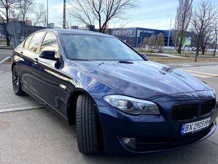 Синий БМВ 5 Серия, объемом двигателя 2 л и пробегом 280 тыс. км за 13100 $, фото 1 на Automoto.ua